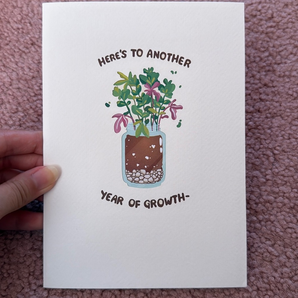 Happy Birthday Plants Card